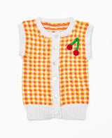 Kid's Gingham Vest