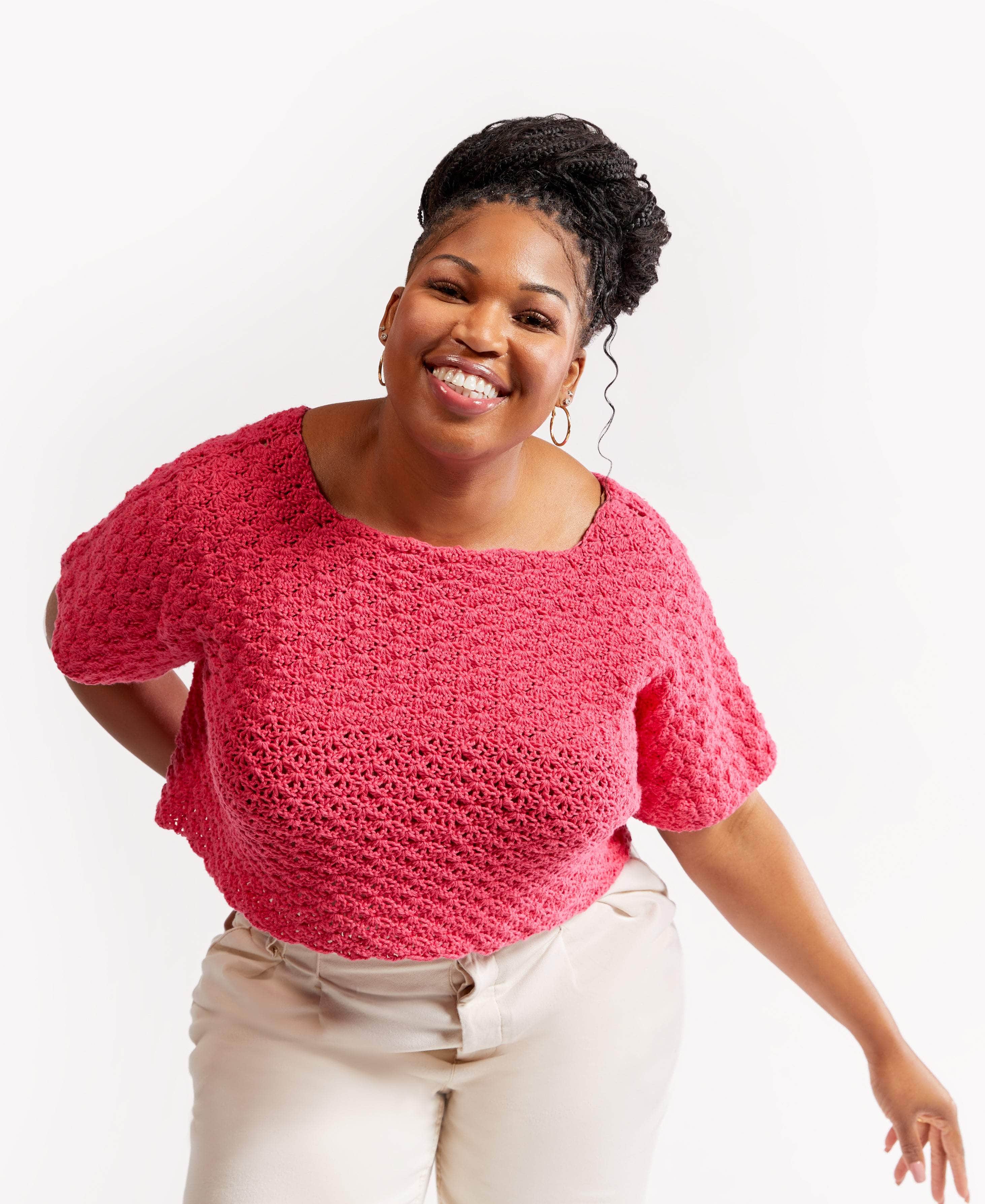 Transitioning Shells Cropped Tee Premier Yarns