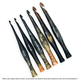 Black-Gold Onyx Crochet Hook
