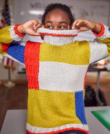 Color & Texture Block Sweater