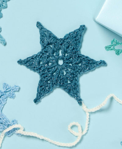 Starry Night Snowflake Garland