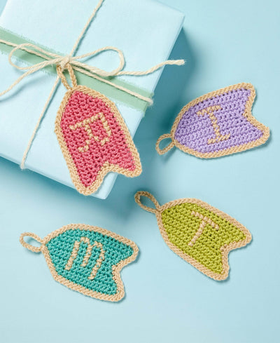 Merry Monogram Gift Toppers
