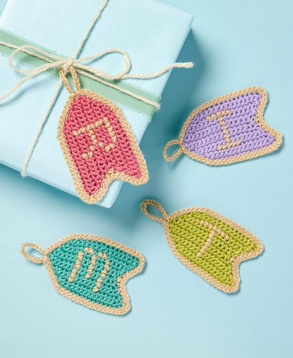 Merry Monogram Gift Toppers