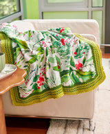 Fleece Blanket with Edging