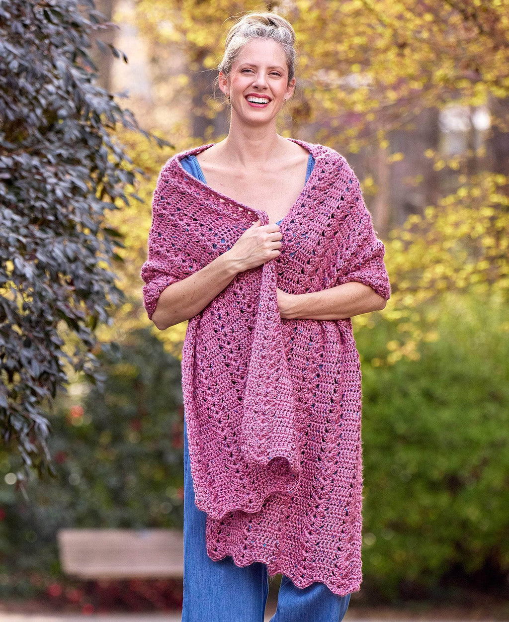 Stacked Shells Wrap – Premier Yarns
