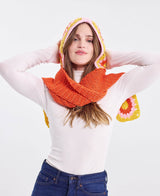 Granny Square Hooded Scarf