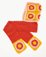 Granny Square Hooded Scarf