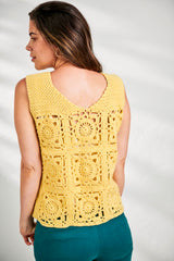 Sunshine Motif Vest