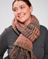 Striped Tube Scarf
