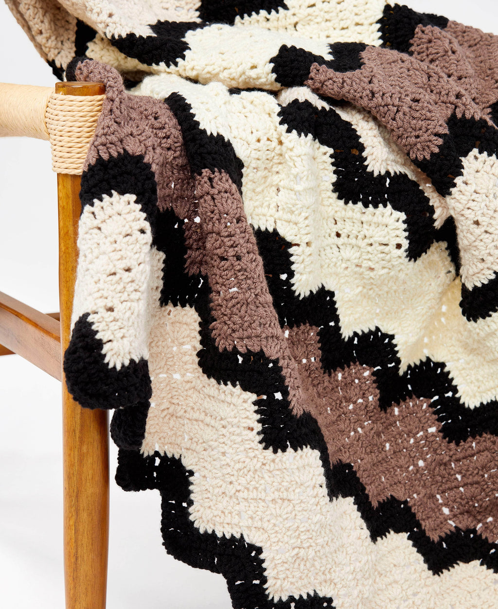 Stone Ripple Throw Fudge Ripple Throw – Premier Yarns
