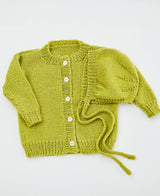Knit Bonnet and Cardigan Set