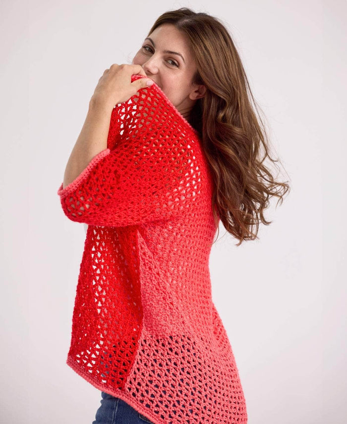 Cascading Colors Cardigan