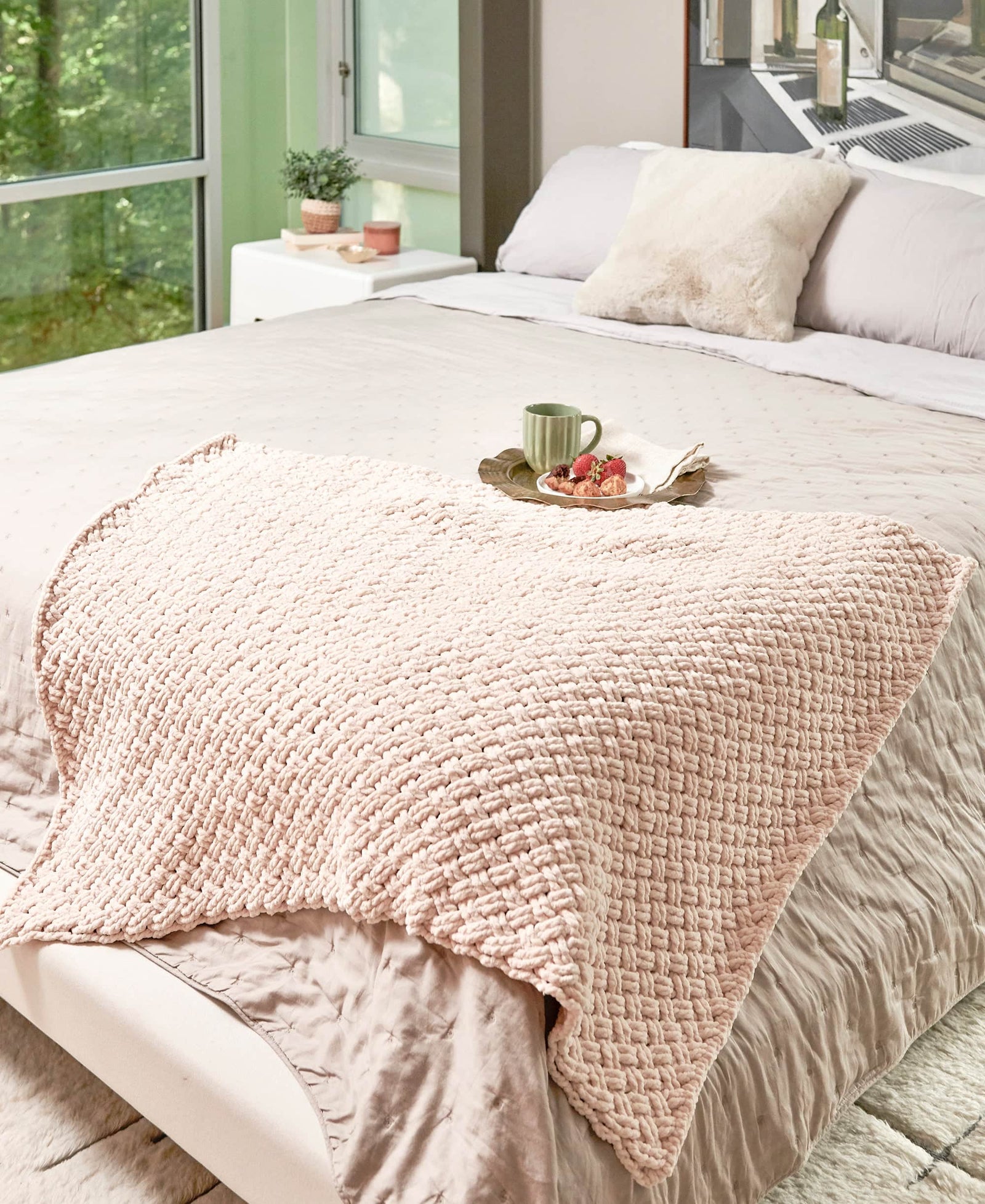Celtic Weave Blanket – Premier Yarns