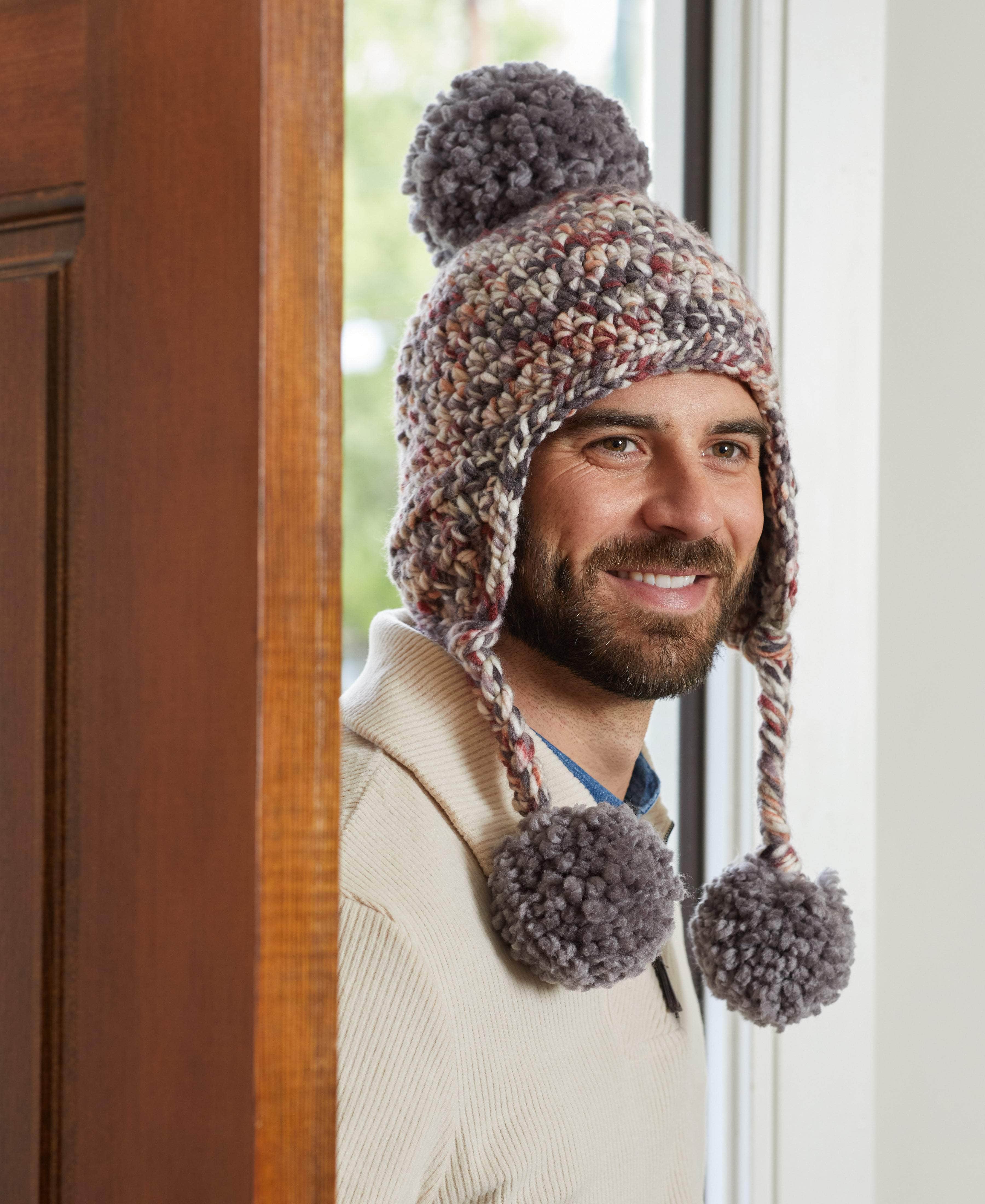 5+ Men'S Hats Crochet Free Patterns Essential Earflap Hat – Premier Yarns