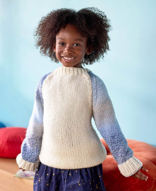 Little Reader's Raglan Sweater