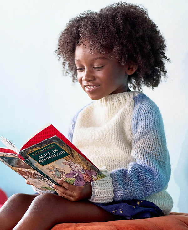 Little Reader's Raglan Sweater
