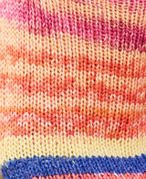 Toe Up Striped Crew Socks