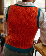 Twisted Argyle Vest