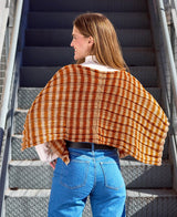 Striped Sideways Poncho