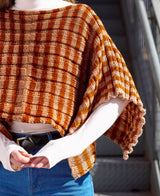 Striped Sideways Poncho