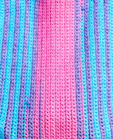 Bright Stripe Crochet Bag
