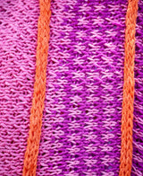 Bright Stripe Knit Tote
