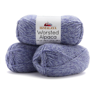 Worsted Alpaca Bag of 3