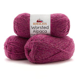 Worsted Alpaca Bag of 3