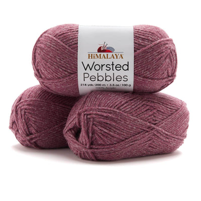 Worsted Pebbles Bag of 3