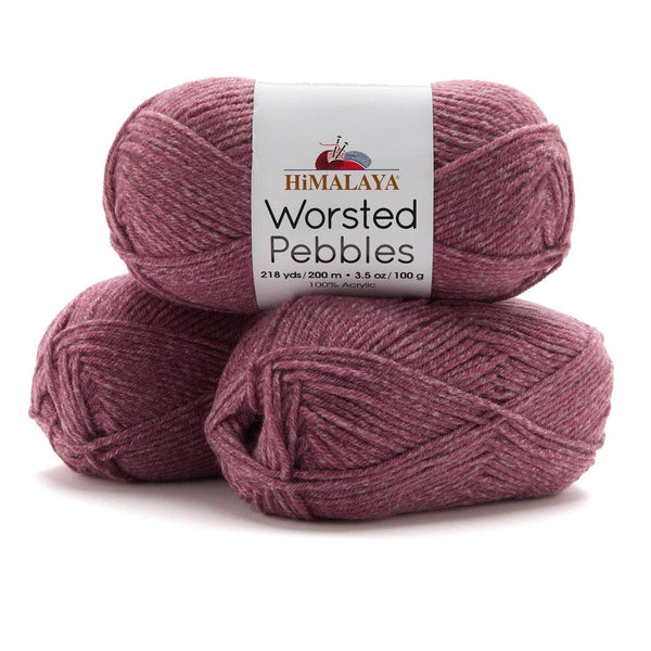 Worsted Pebbles Bag of 3