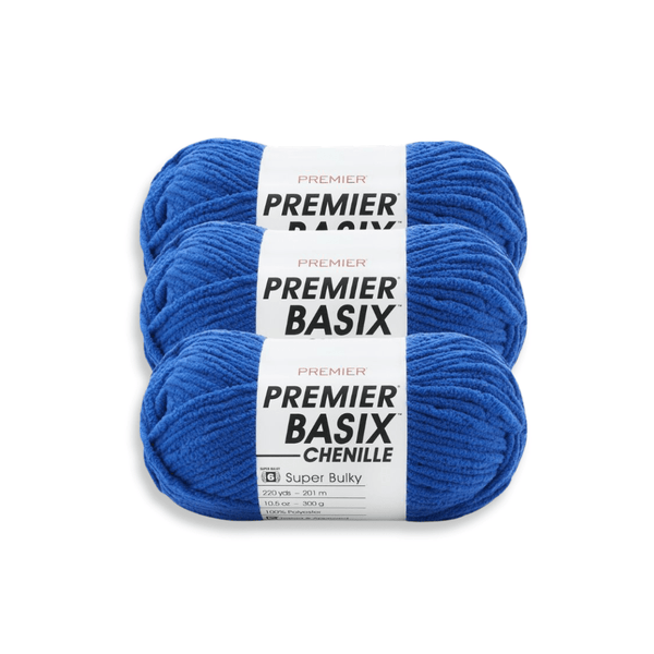 Premier Basix® Chenille 300g Ball Bag of 3