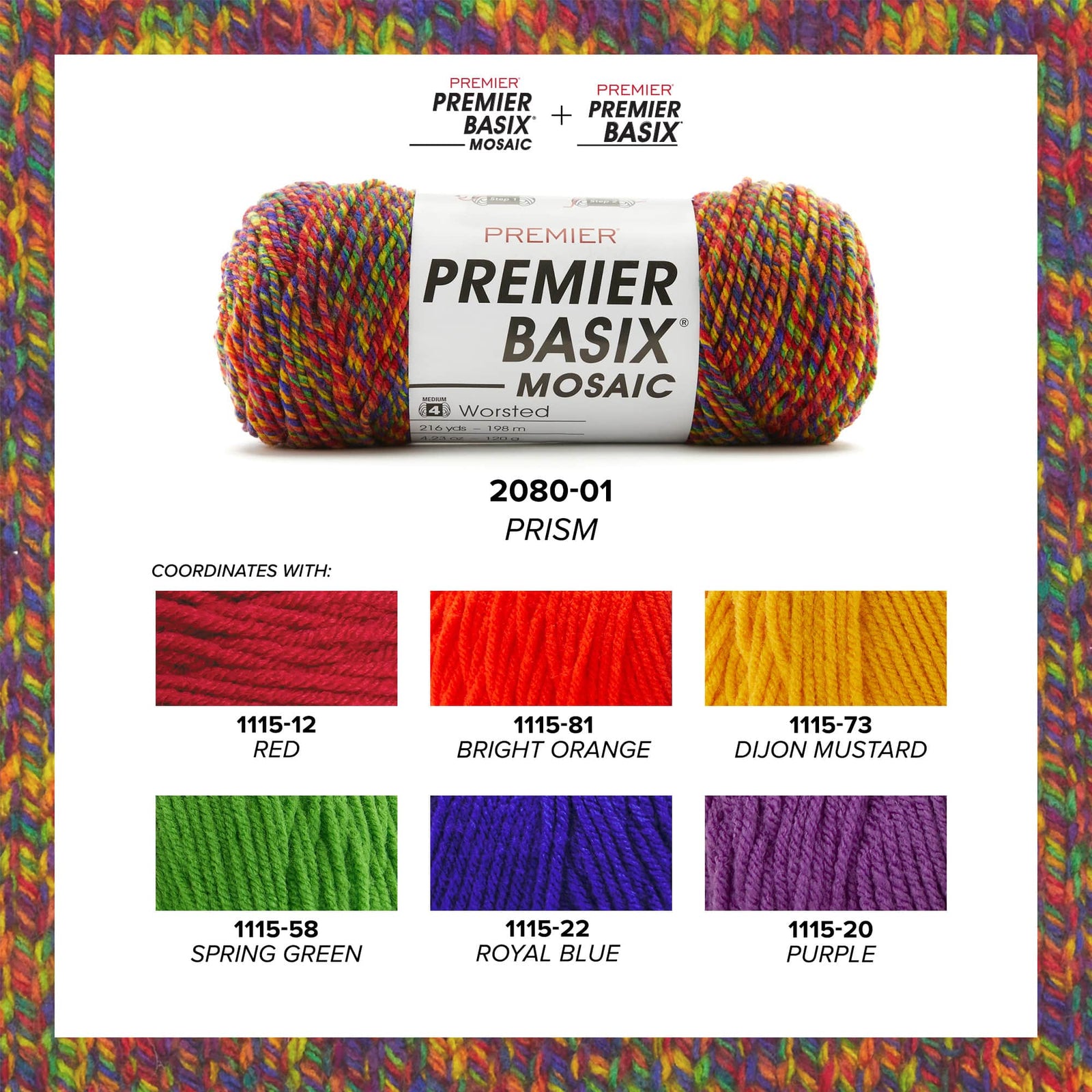 Basix® Mosaic – Premier Yarns