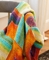 Colorful Checkerboard Throw