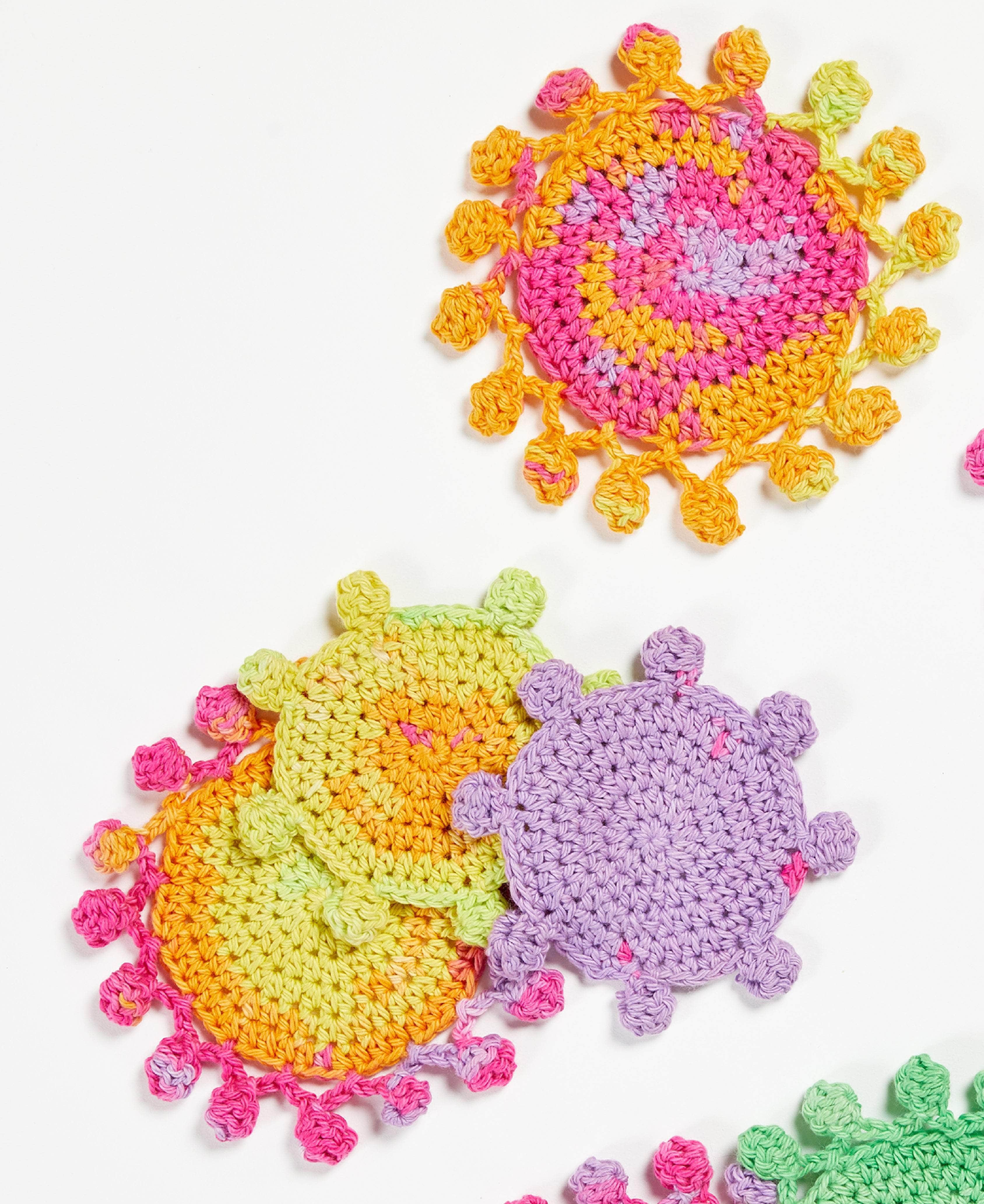 Popcorn Coasters Premier Yarns