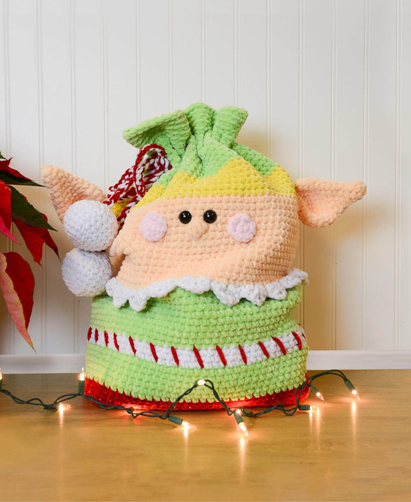 Crochet Elf Gift Bag