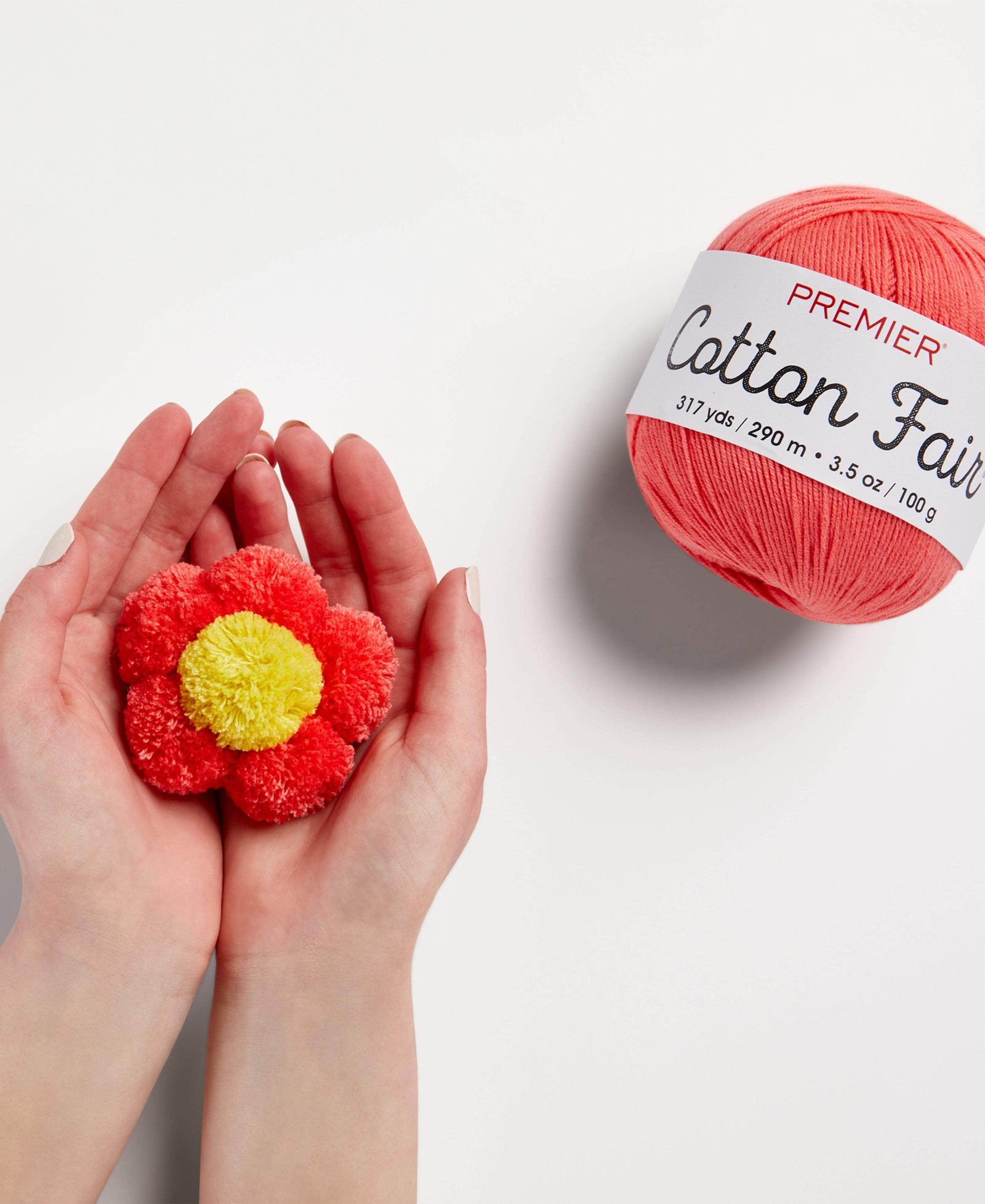 Pom Pom Flower – Premier Yarns