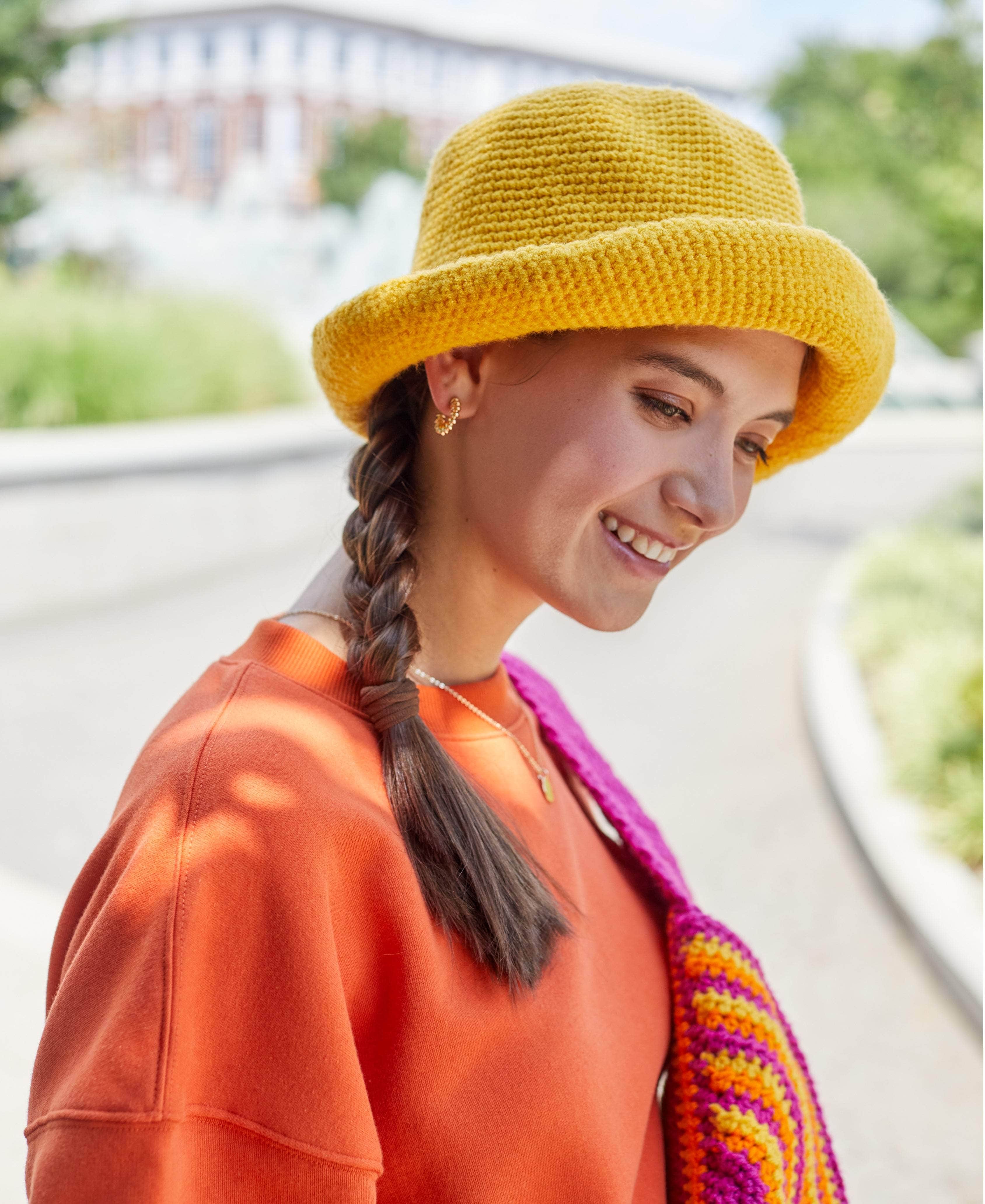 Bright Bucket Hat Premier Yarns