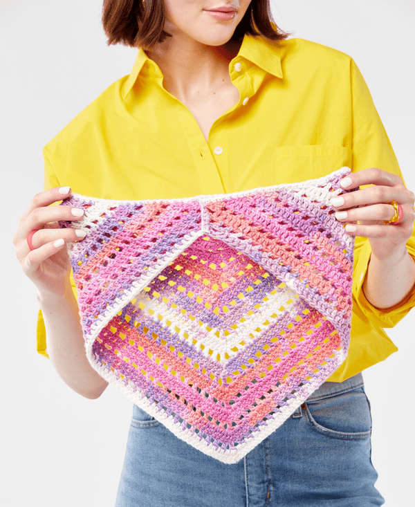 Melon Berry Kerchief Cowl