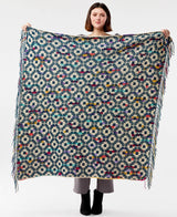 Flower Buds Mosaic Throw