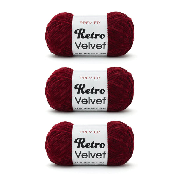 Retro Velvet Bag of 3