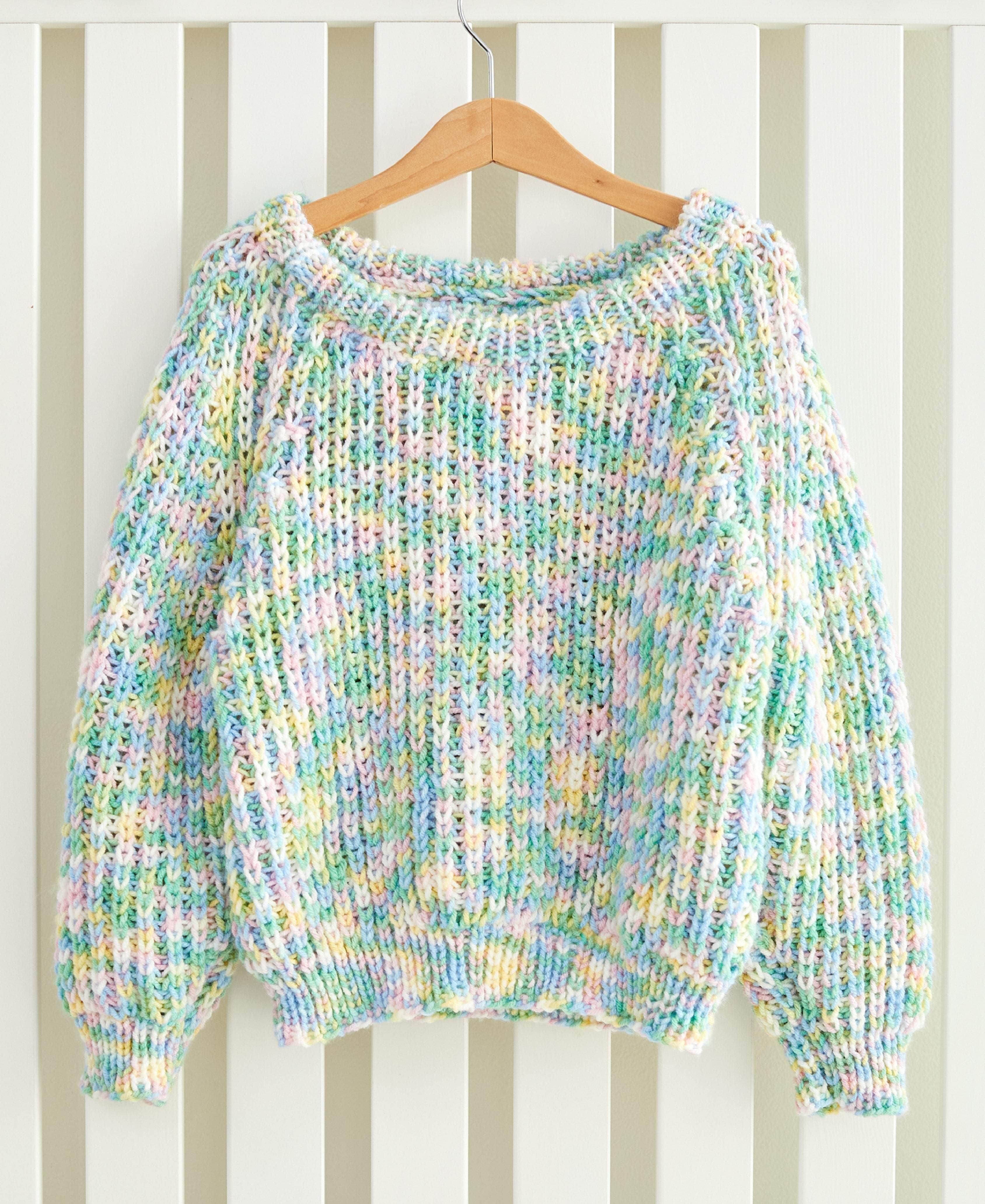 Kid's Double Rib Pullover – Premier Yarns