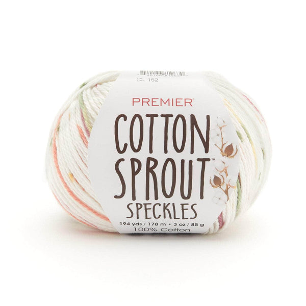 Premier Yarns Cotton Sprout DK, Natural Cotton Yarn, Machine-Washable, DK  Yarn for Crocheting and Knitting, Cadet, 3.5 oz, 230 Yards