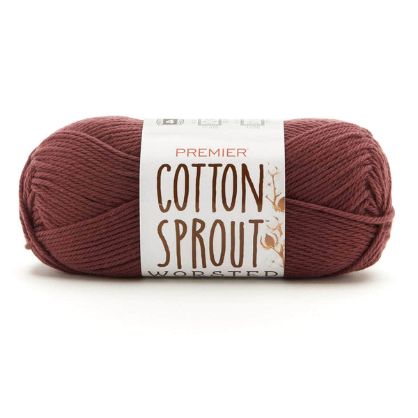 Premier Yarns Cotton Sprout DK, Natural Cotton Yarn, Machine-Washable, DK  Yarn for Crocheting and Knitting, Aqua, 3.5 oz, 230 Yards
