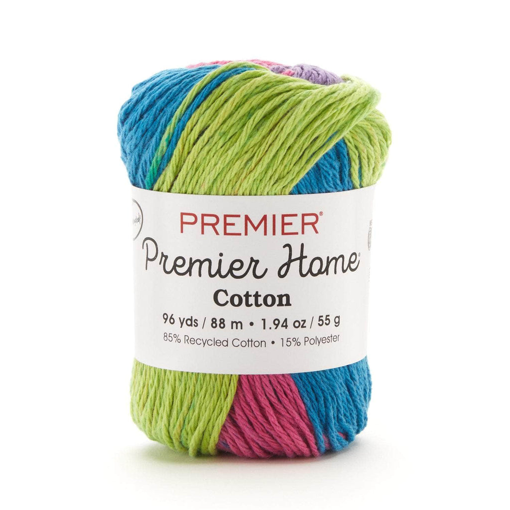 Premier Home Violet Splash Cotton Yarn Cone, 700 yards