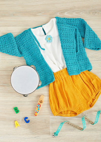 Marina Crochet Baby Cardi