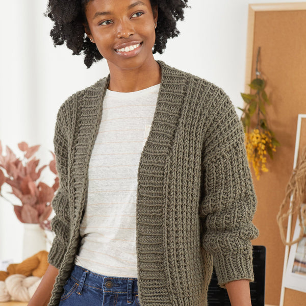 Textured Cardigan – Premier Yarns