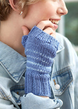 Tiny Stripes Cowl and Mitts