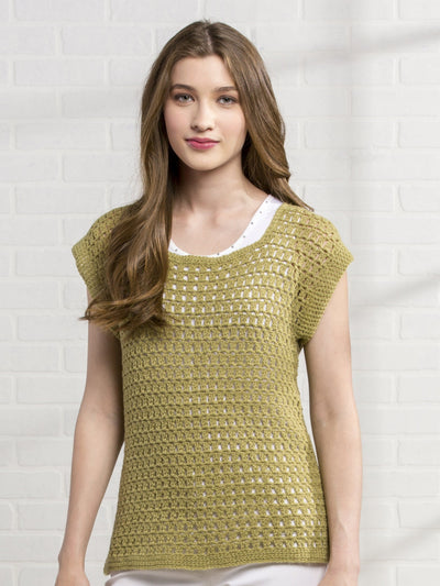 Premier® Crochet Mesh Pullover