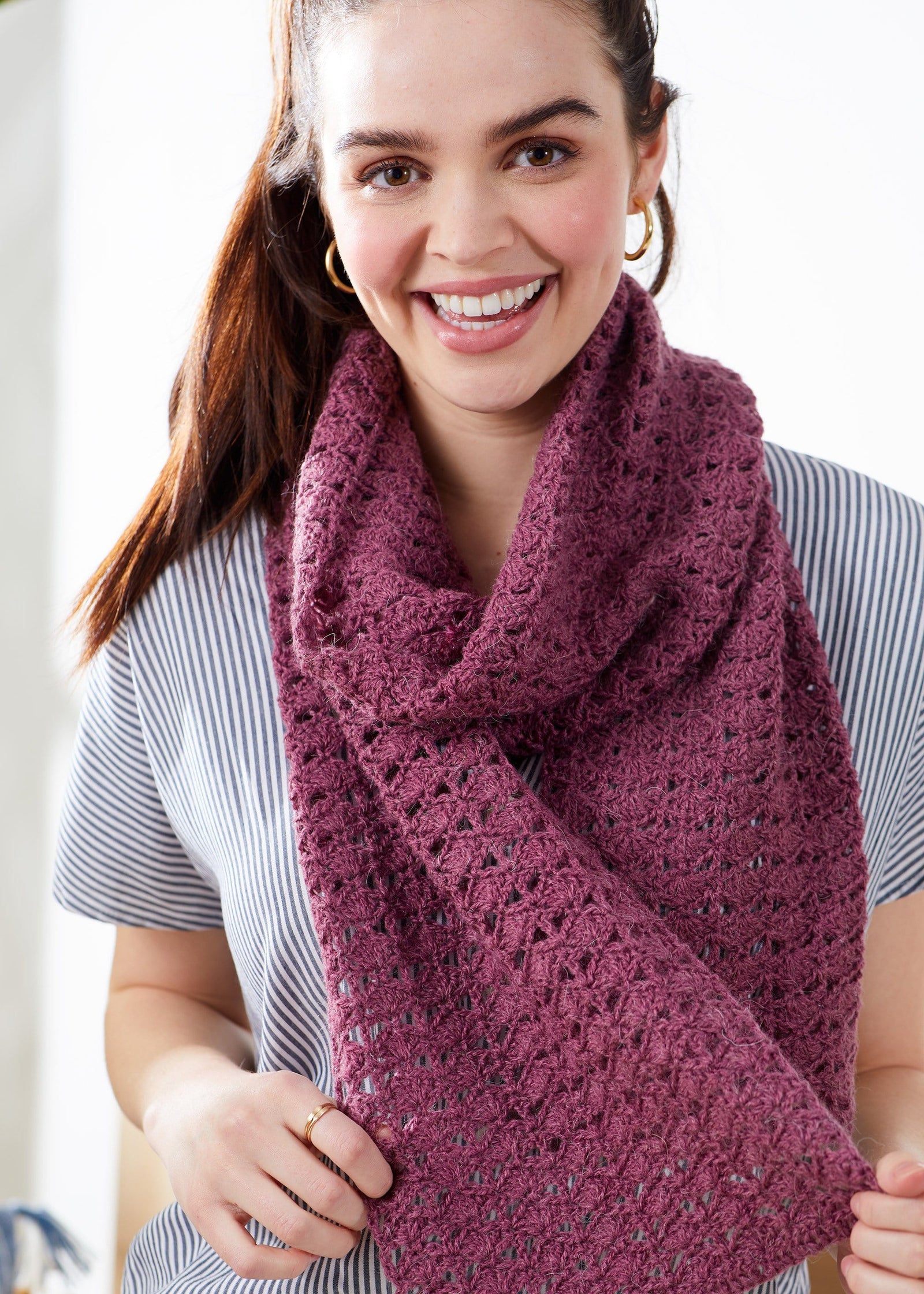Shell Lace Scarf – Premier Yarns