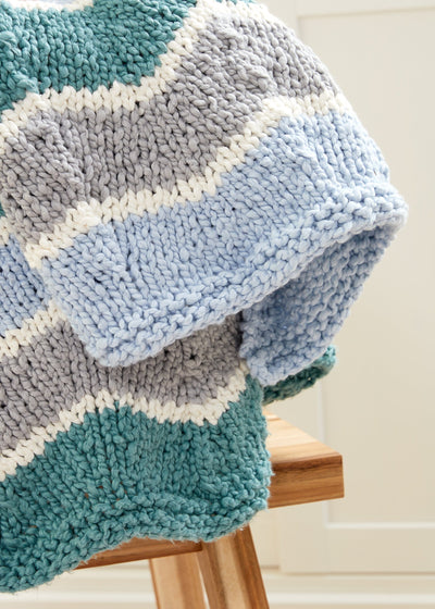 Chunky Chevron Blanket